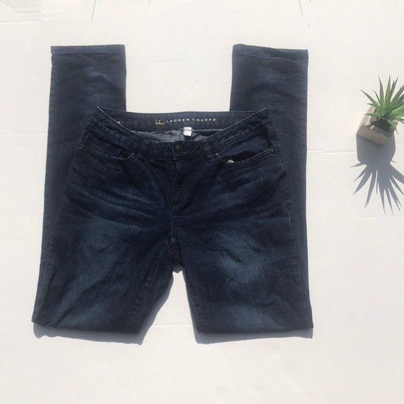 LC Lauren Conrad Denim - Lauren Conrad Dark Wash Jean Size 8
